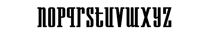 Westminster NDP Font LOWERCASE