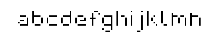 webpixelbitmap-Light Font LOWERCASE