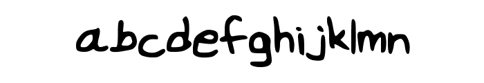 wei Font LOWERCASE