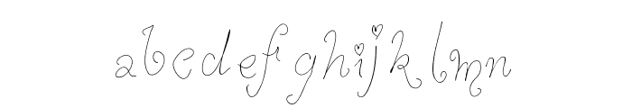 WhimsyWischy Font LOWERCASE
