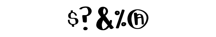 Whiteboard Regular Font OTHER CHARS