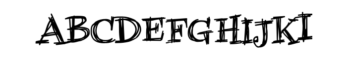 Wiccan Serif Regular OT Font LOWERCASE