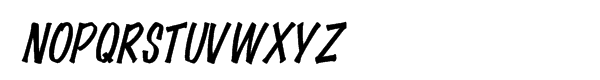 Wichita Regular Italic Font UPPERCASE