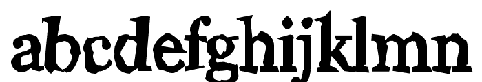 Wiggly Font LOWERCASE