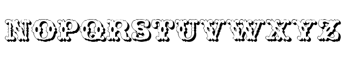 Wild West Shadow Font LOWERCASE