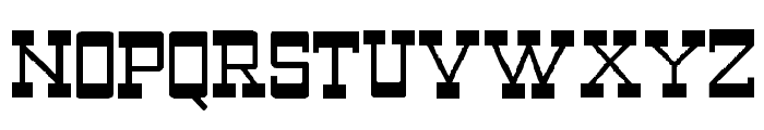 WildWest-Normal Font UPPERCASE