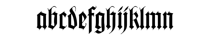WilhelmKlingsporGotisch Font LOWERCASE