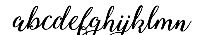 Winter Calligraphy Font LOWERCASE