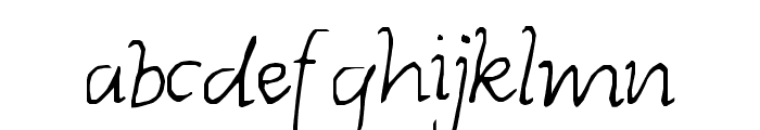 Wishes Font LOWERCASE