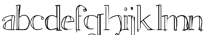Witchcraft Normal Font LOWERCASE