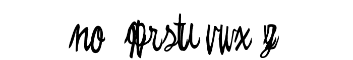 Witched Font LOWERCASE