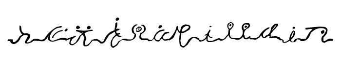 Wizard Runes-1 Font LOWERCASE