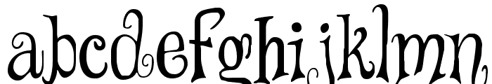 Wizards' Magic Font LOWERCASE