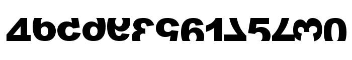 widznumber text 1 Font UPPERCASE
