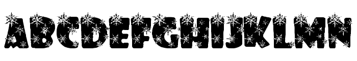 winterflakes Font LOWERCASE