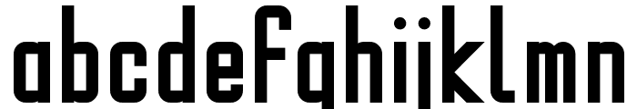 WLM Modern Sans Regular Font LOWERCASE