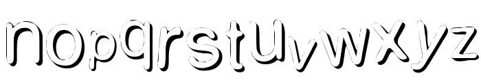 WOODCUTTER SUTIL SHADOW Font LOWERCASE