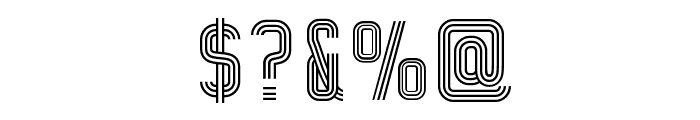 WOX-Striped Triple Demo Font OTHER CHARS