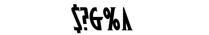 Wolf's Bane II Semi-Leftalic Font OTHER CHARS