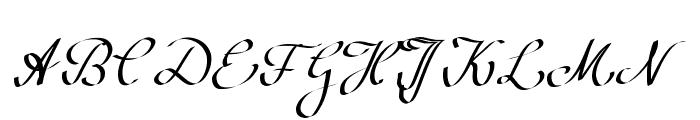 Wolgast Script Font UPPERCASE