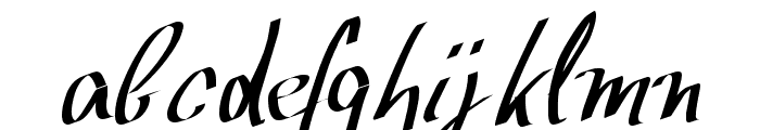 Wolgast Script Font LOWERCASE