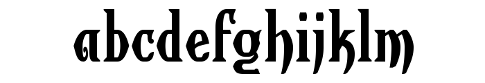 Wolverhampton Regular Font LOWERCASE