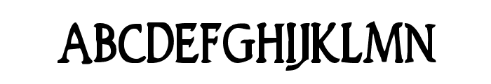 Woodgod Bold Condensed Font LOWERCASE