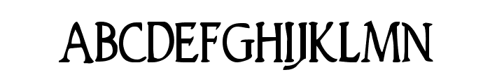 Woodgod Condensed Font LOWERCASE