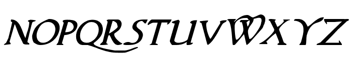 Woodgod Italic Font LOWERCASE