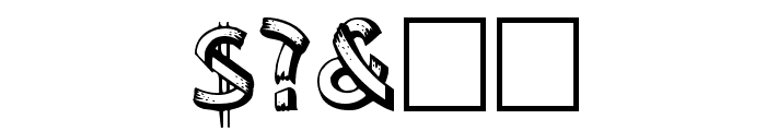 Woodplank Font OTHER CHARS