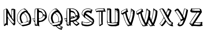 Woodplank Font UPPERCASE