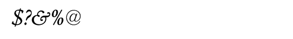 Worcester Rounded Italic Font OTHER CHARS