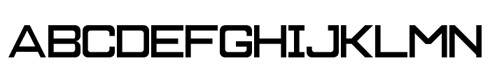 Work of Fortress Regular Font LOWERCASE