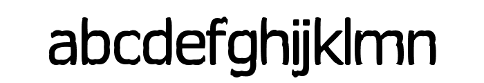 Wormfont Font LOWERCASE
