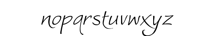 Worstveld Sling Extra Oblique Font LOWERCASE