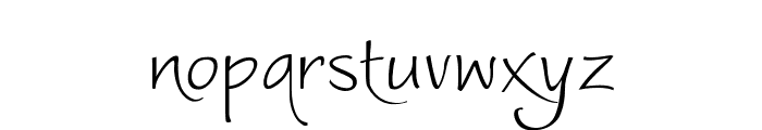 Worstveld Sling Extra Font LOWERCASE