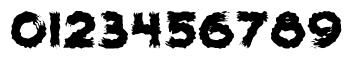 woodcutter carnage Font OTHER CHARS