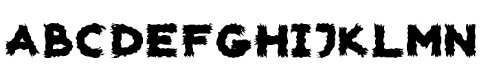 woodcutter carnage Font LOWERCASE