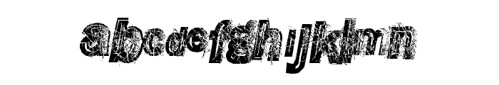 WreckingBawl Font LOWERCASE