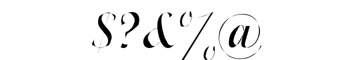 Wrexham Script Light Font OTHER CHARS