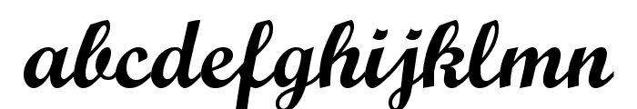Wrexham Script Font LOWERCASE