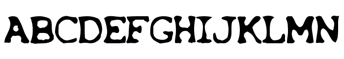 X-Files Font UPPERCASE