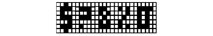 X-Grid Font OTHER CHARS