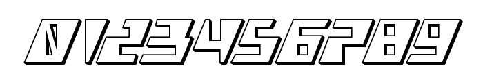 X-Racer 3D Regular Font OTHER CHARS