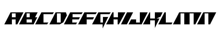 X-Racer Expanded Font LOWERCASE