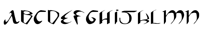 Xaphan II Expanded Font UPPERCASE