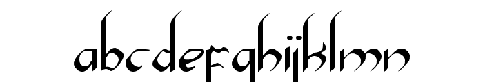 Xaphan II Font LOWERCASE