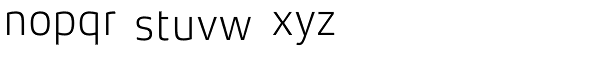Xenois Sans Pro Light Font LOWERCASE