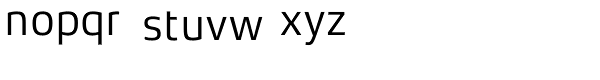 Xenois Sans Pro Font LOWERCASE