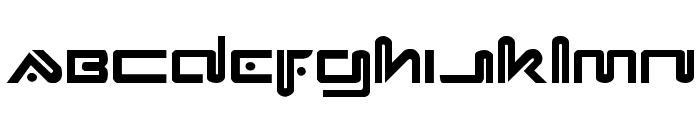 Xephyr Font LOWERCASE